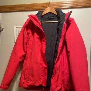 North face Womens coat (2 layered)